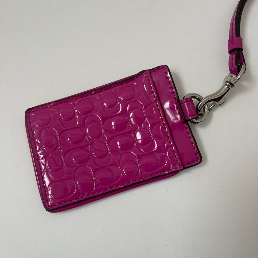 Coach ID Holder With Lanyard